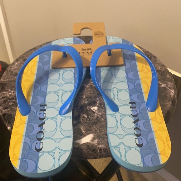 Coach zak stripped flip flop - Picture 3 of 4